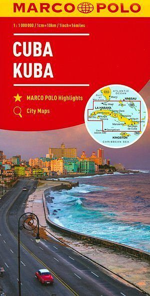 Cuba. Marco Polo Atlas samochodowy w skali 1:1 000 000