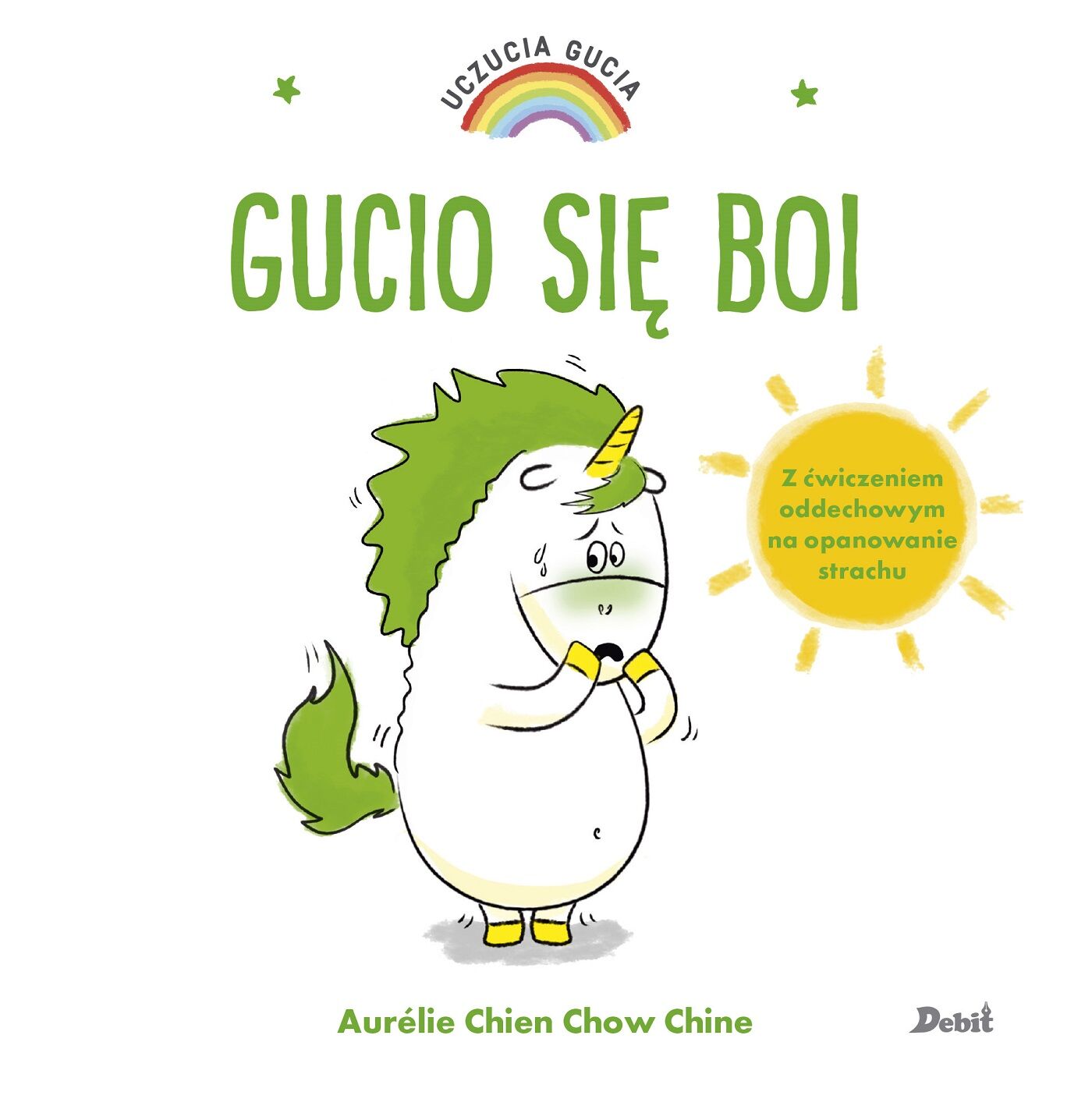 Uczucia Gucia. Gucio się boi
