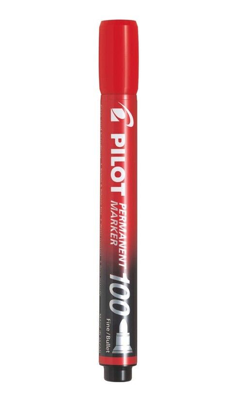 Marker permanentny PILOT SCA 100 czerwony