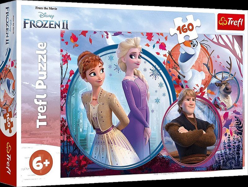 Puzzle 160 Frozen 2 Siostrzana przygoda
