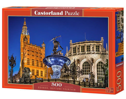 Puzzle Gdańsk Neptun Fontanna 500