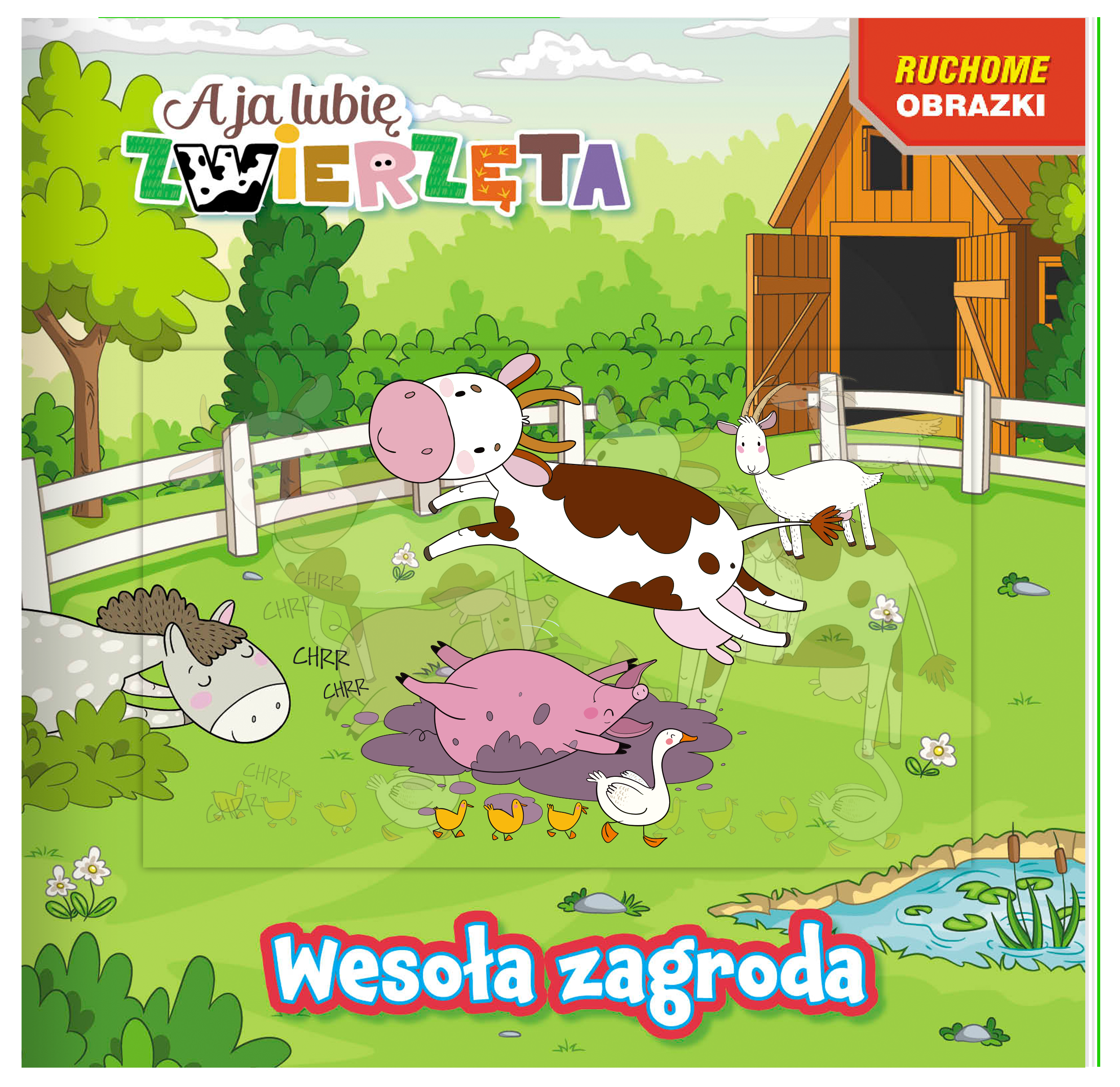 A ja lubię zwierzęta. Ruchome obrazki. Wesoła zagroda
