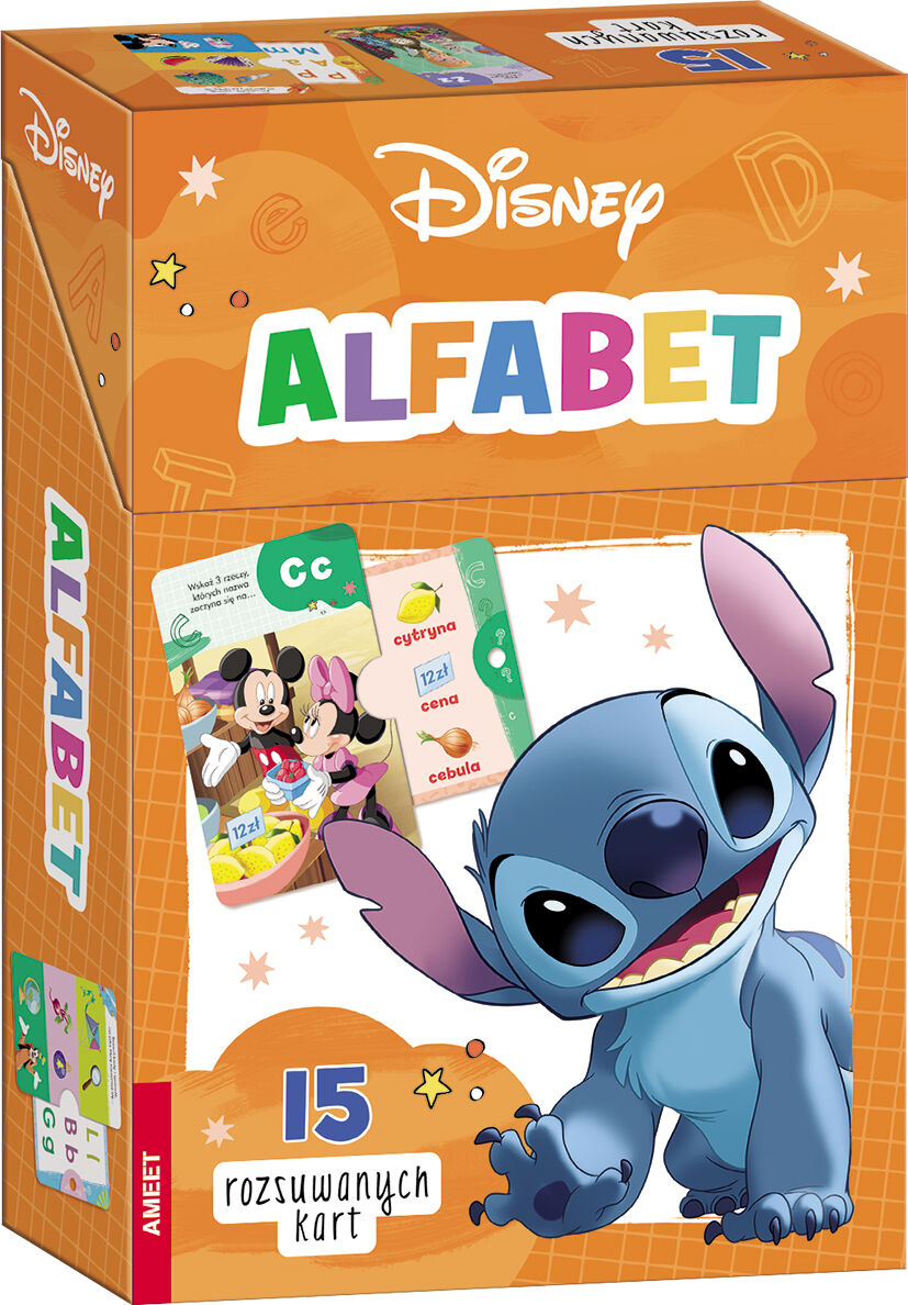 Disney mix. Karty Alfabet