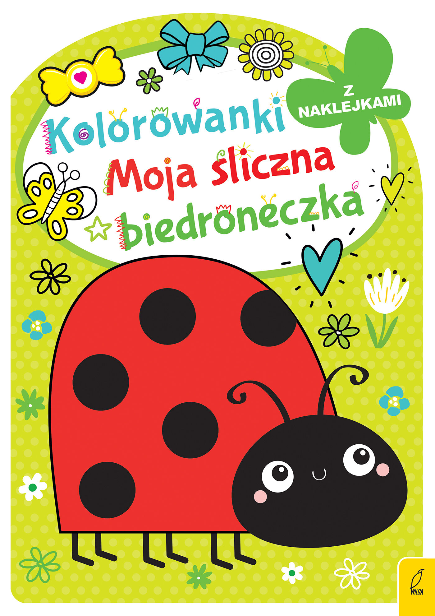 Kolorowanka z wykrojnikiem. Moja śliczna biedroneczka