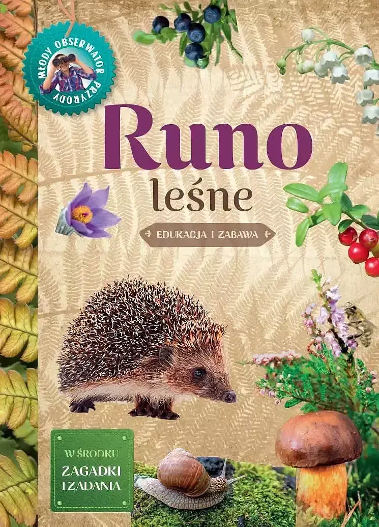 Runo leśne. Młody obserwator przyrody