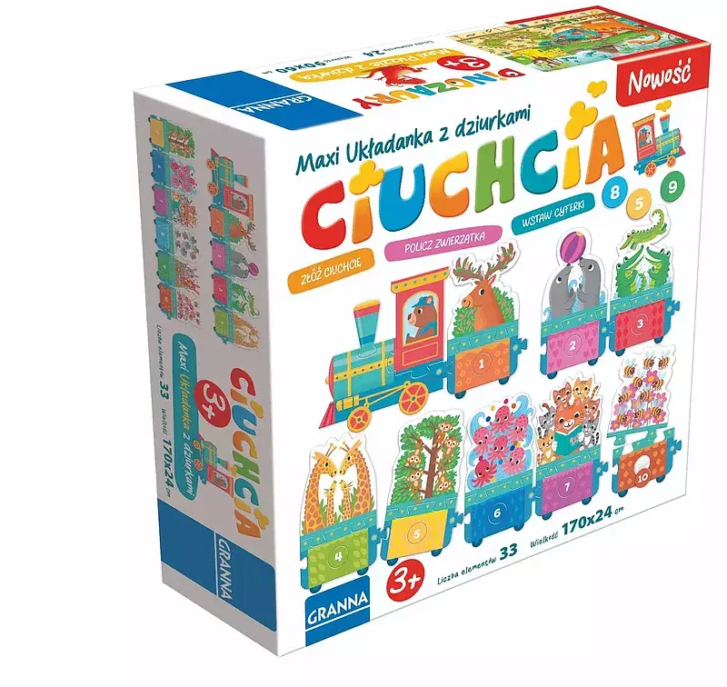 Układanka mxi ciuchcia