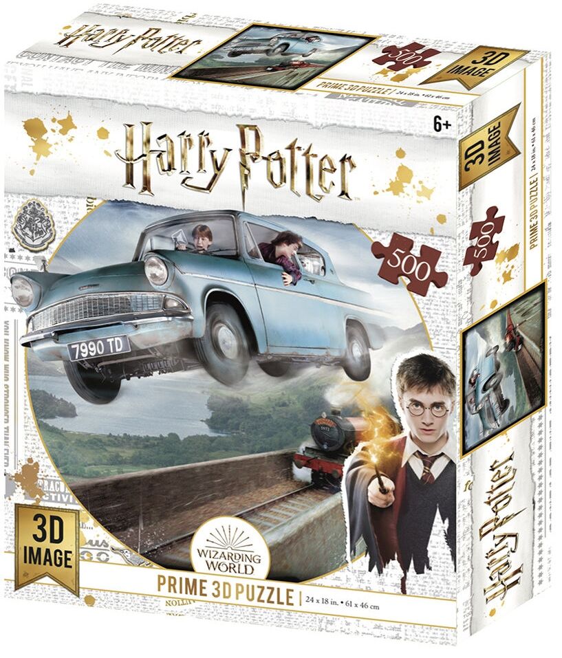 Puzzle 3D 300 magiczne Harry Potter Ford Anglia
