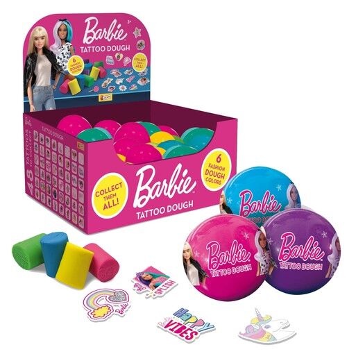 Barbie ciastolina z tatuażem display MIX