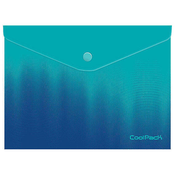 Koperta na dokumenty na zatrzask a4 coolpack gradient ocean