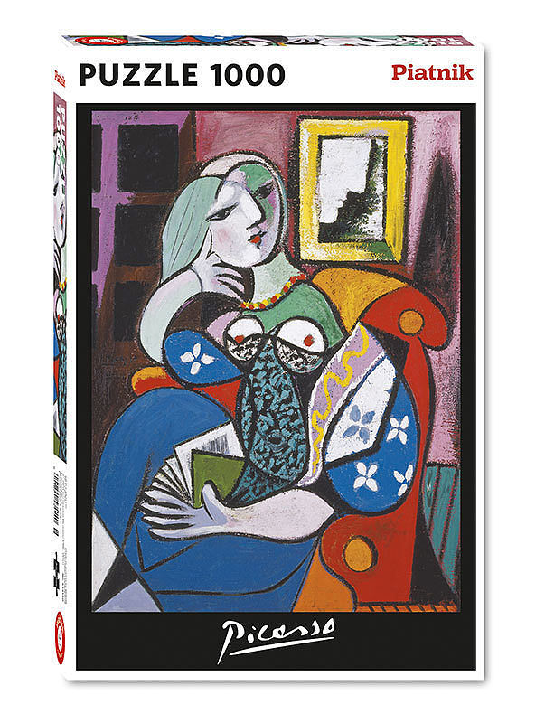 Puzzle Piatnik Picasso Kobieta z książką 1000