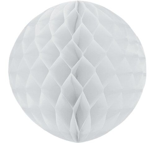 Kula dekoracyjna, biała 30 cm