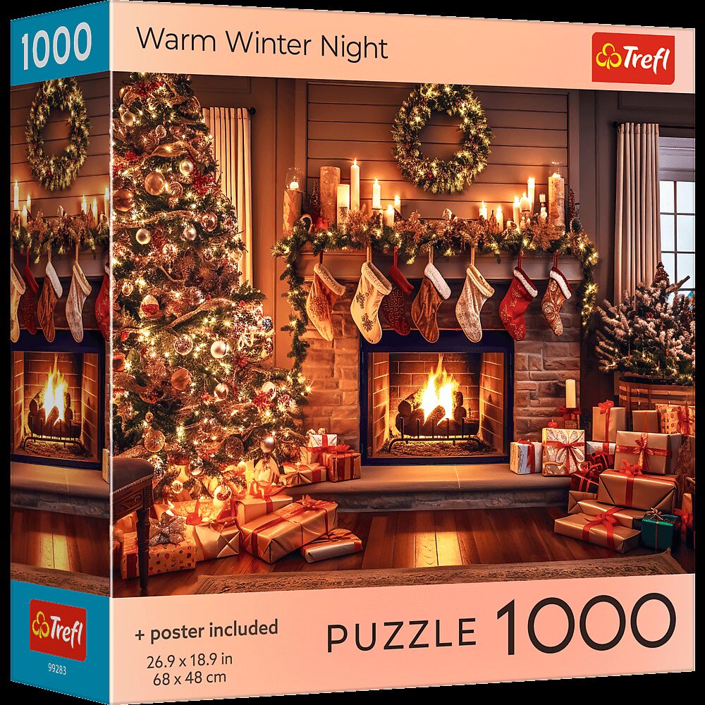 Puzzle 1000 USA Collection: Warm Winter Night