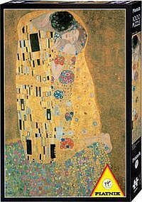 Puzzle Piatnik Klimt Pocałunek 1000