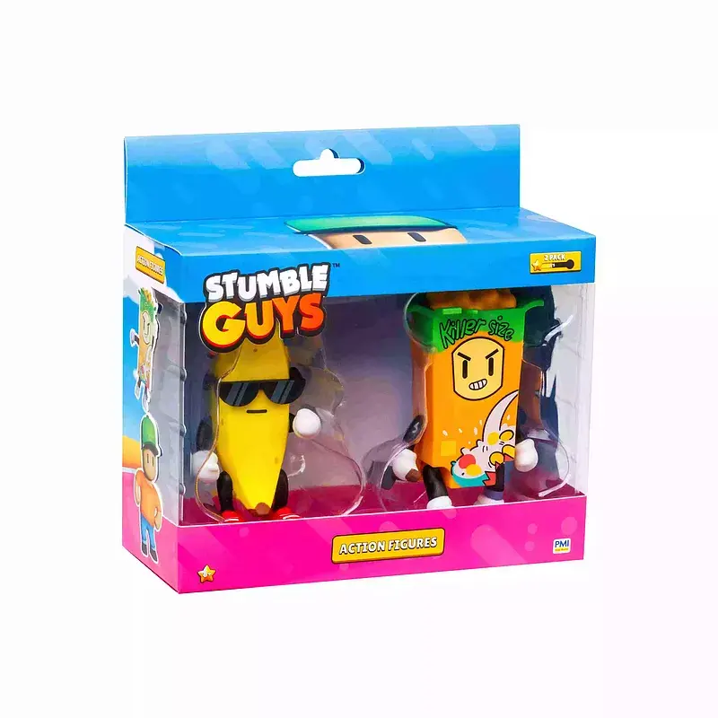 Stumble guys action figure 2 pack banana guy cerial killer