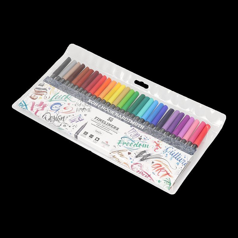 Cienkopisy koh-i-noor 777021/cj01 30 kolorów