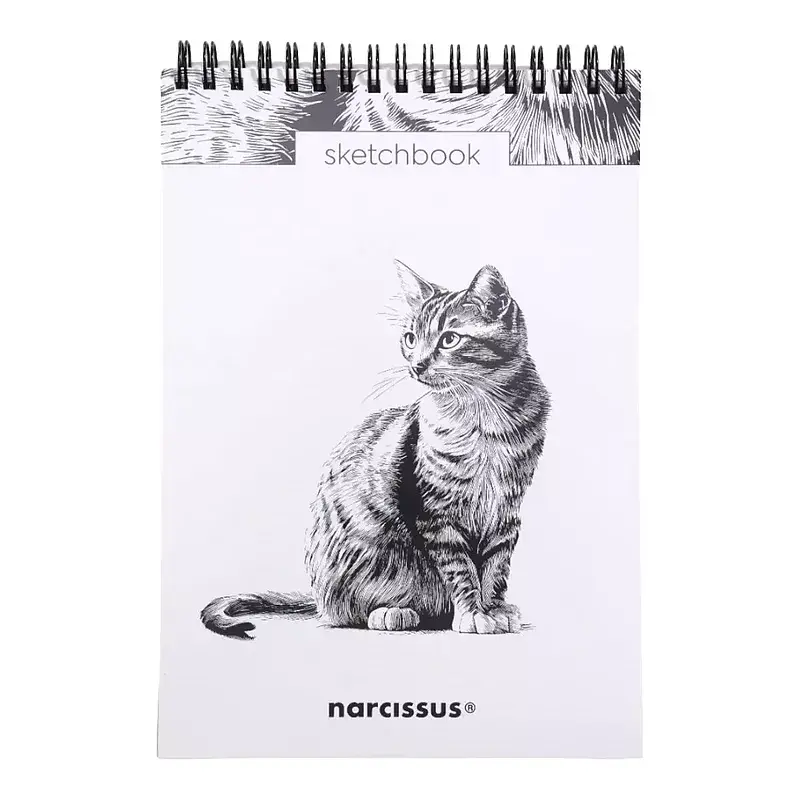 Szkicownik A5 pion na spirali Kot 60k z perforacją 120 gsm