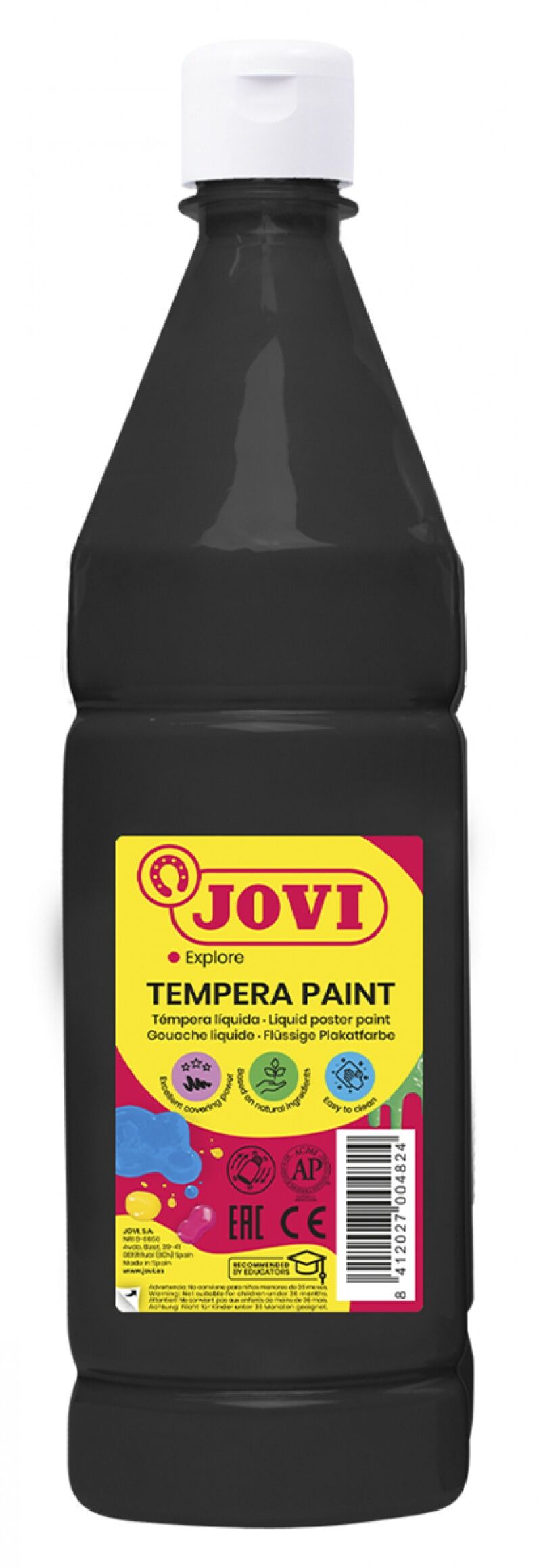 Farba plakatowa JOVI 1000ml czarna