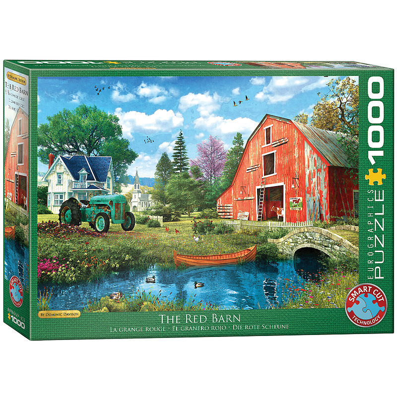 Puzzle 1000 czerwona stodoła 6000-5526