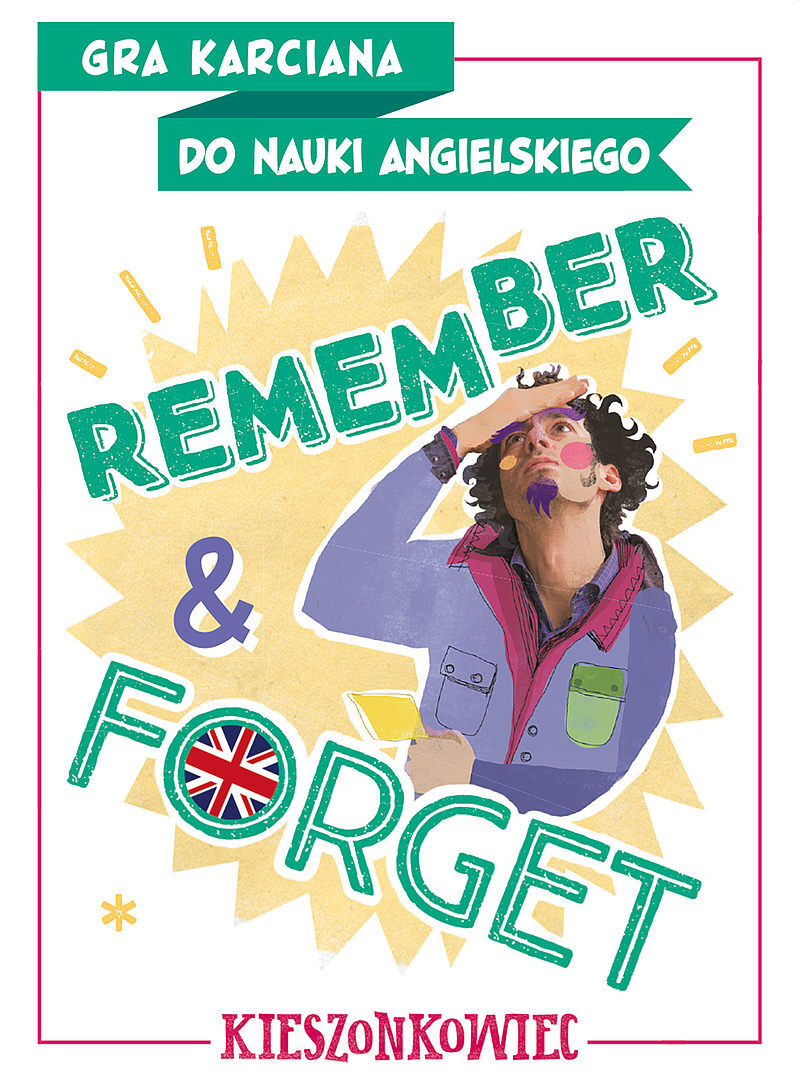 Remember & Forget. Gra karciana do nauki angielskiego. Kieszonkowiec