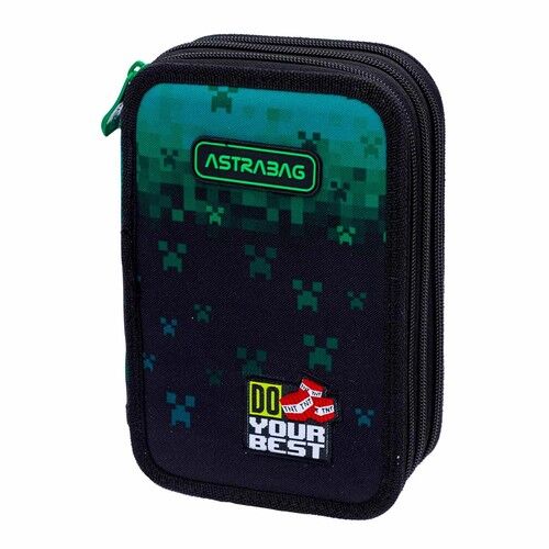 Piórnik Jumbo potrójny z wyposażeniem Astrabag Do your best, Ac31