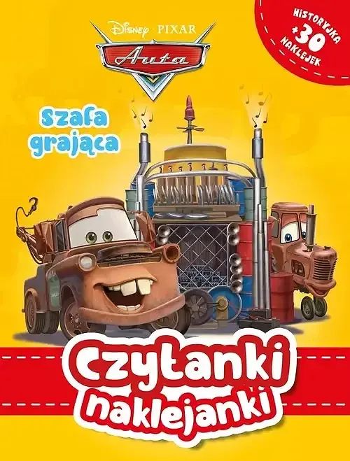 Czytanki naklejanki. Szafa grająca. Disney Pixar Auta