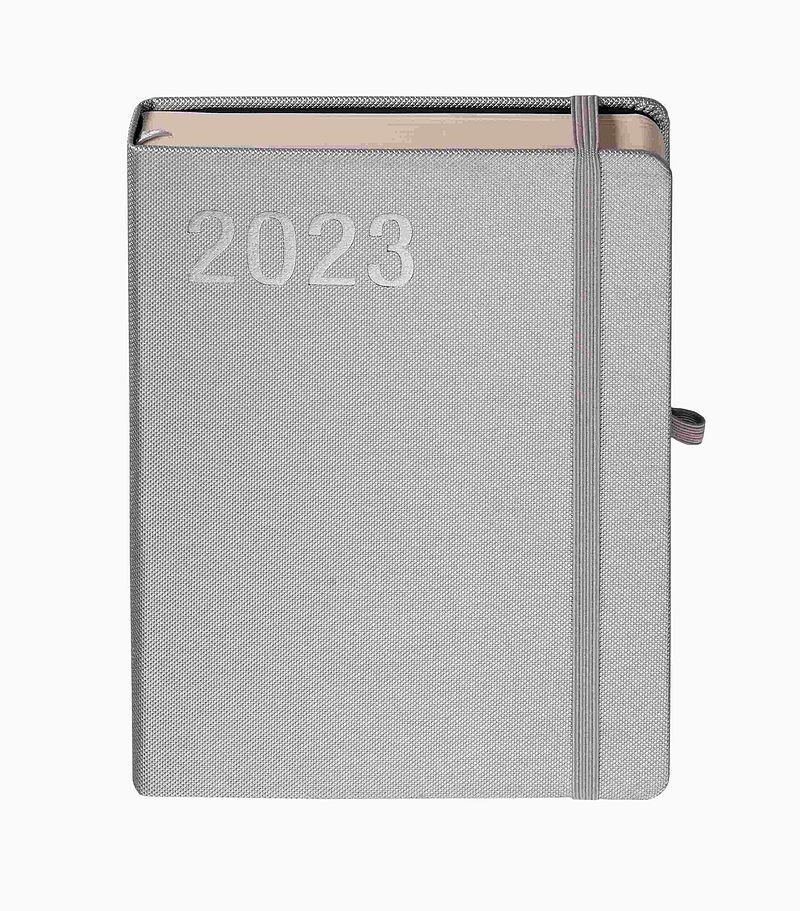 Kalendarz 2023 rubi a5 srebrny dns