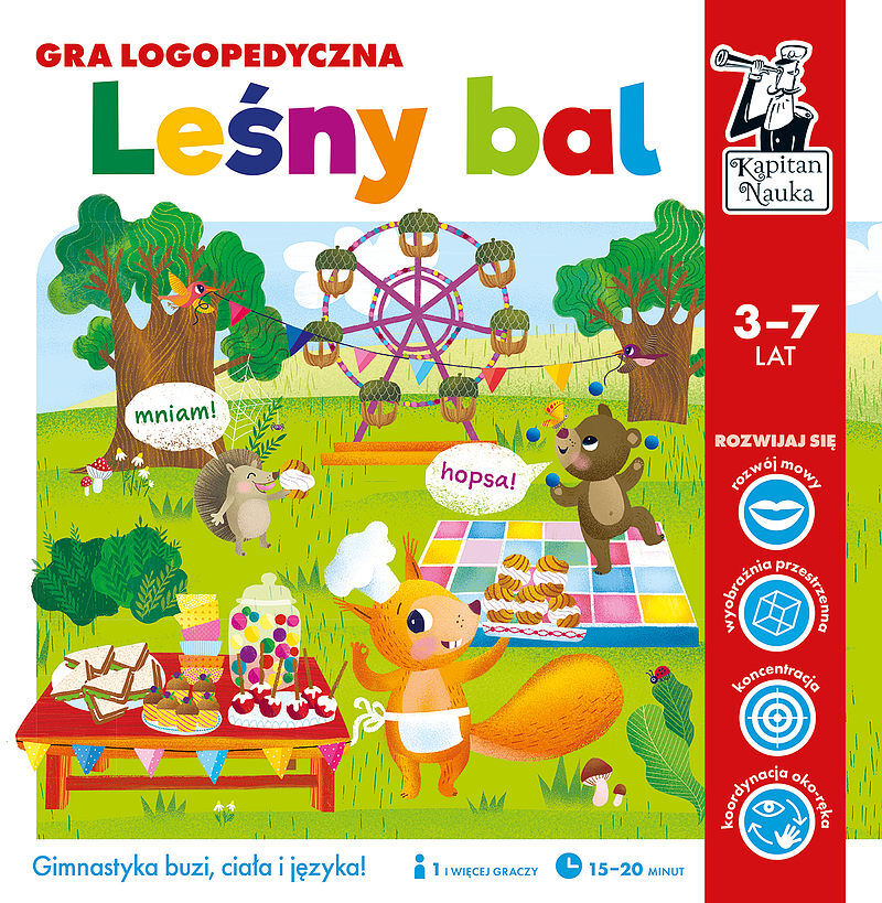 Leśny bal. Gra logopedyczna. Kapitan Nauka