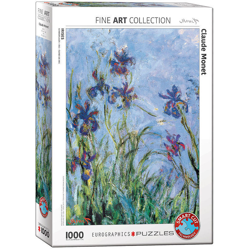 Puzzle 1000 irises by monet (detail) 6000-2034