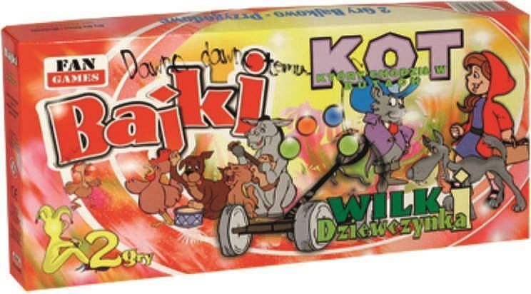 Gra 2w1 kot który chodził w butach wilk i dziewczynka