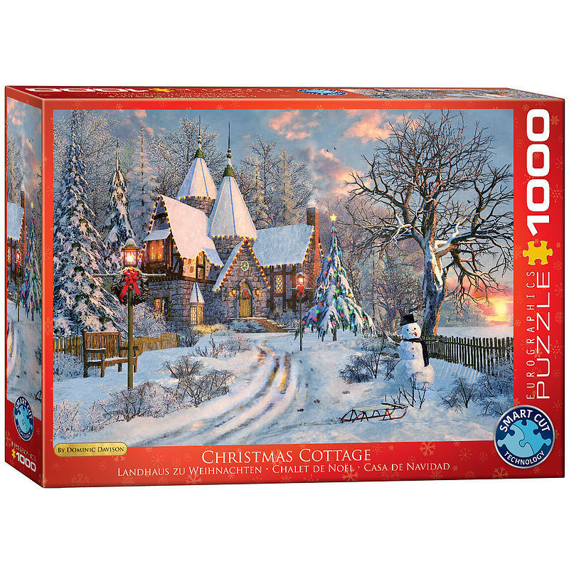 Puzzle 1000 christmas cottage 6000-0790