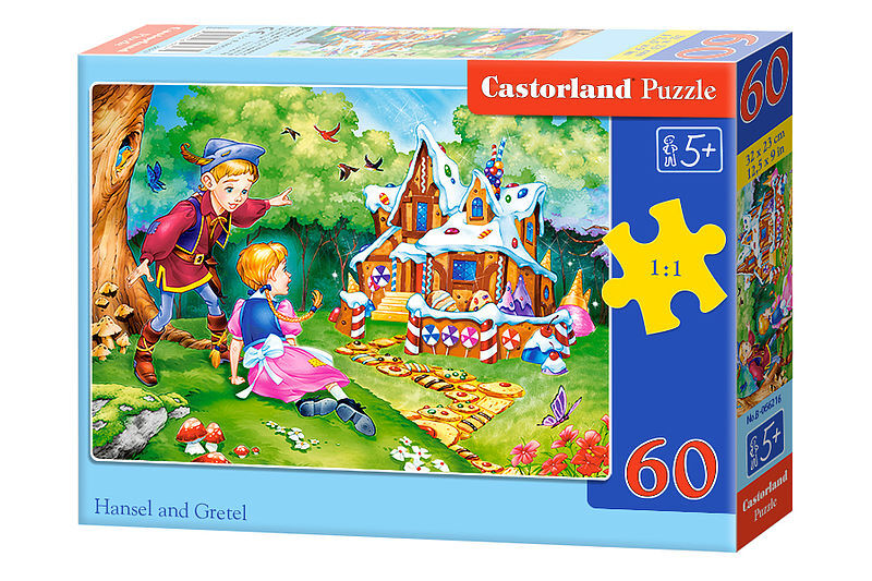 Puzzle 60 el.  B-066216 Hansel & Gretel