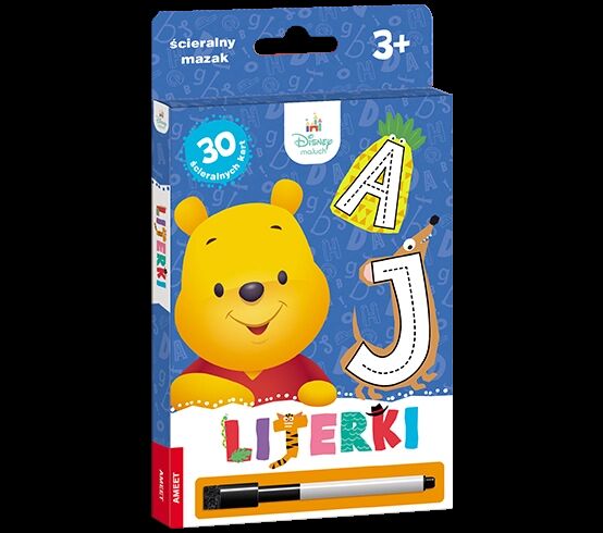 Disney Maluch Literki Karty 3+ MMK-9201