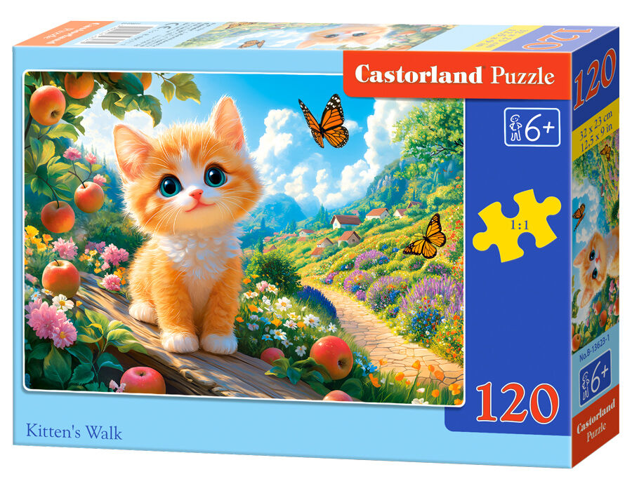 Puzzle 120 Kitten's Walk B-13623-1
