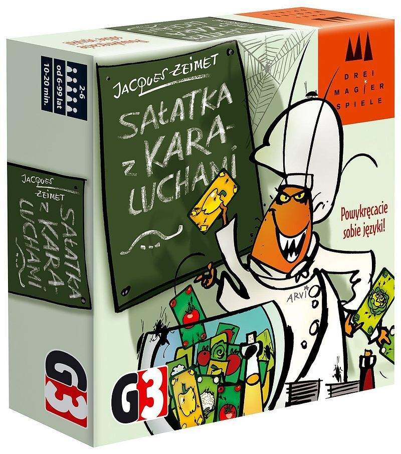Gra sałatka z karaluchami