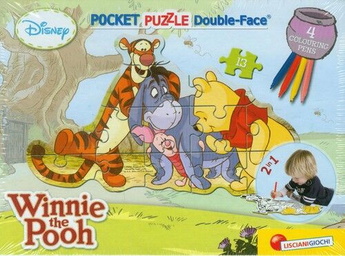 Winnie the Pooh Puzzle Dwustronne 2in1