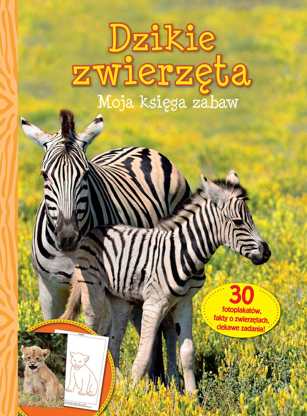 Dzikie zwierzęta moja księga zabaw