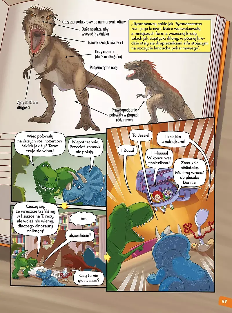 Nauka z komiksem. Era dinozaurów - 03 - Kres potęgi, czyli dinozaury kredy