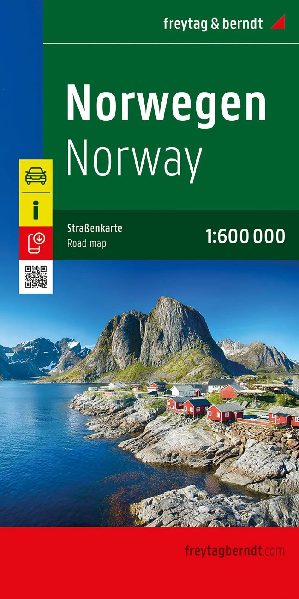 Mapa Norwegia 1:600 000