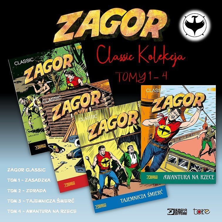 Zagor - Classic - zestaw 4 tomów