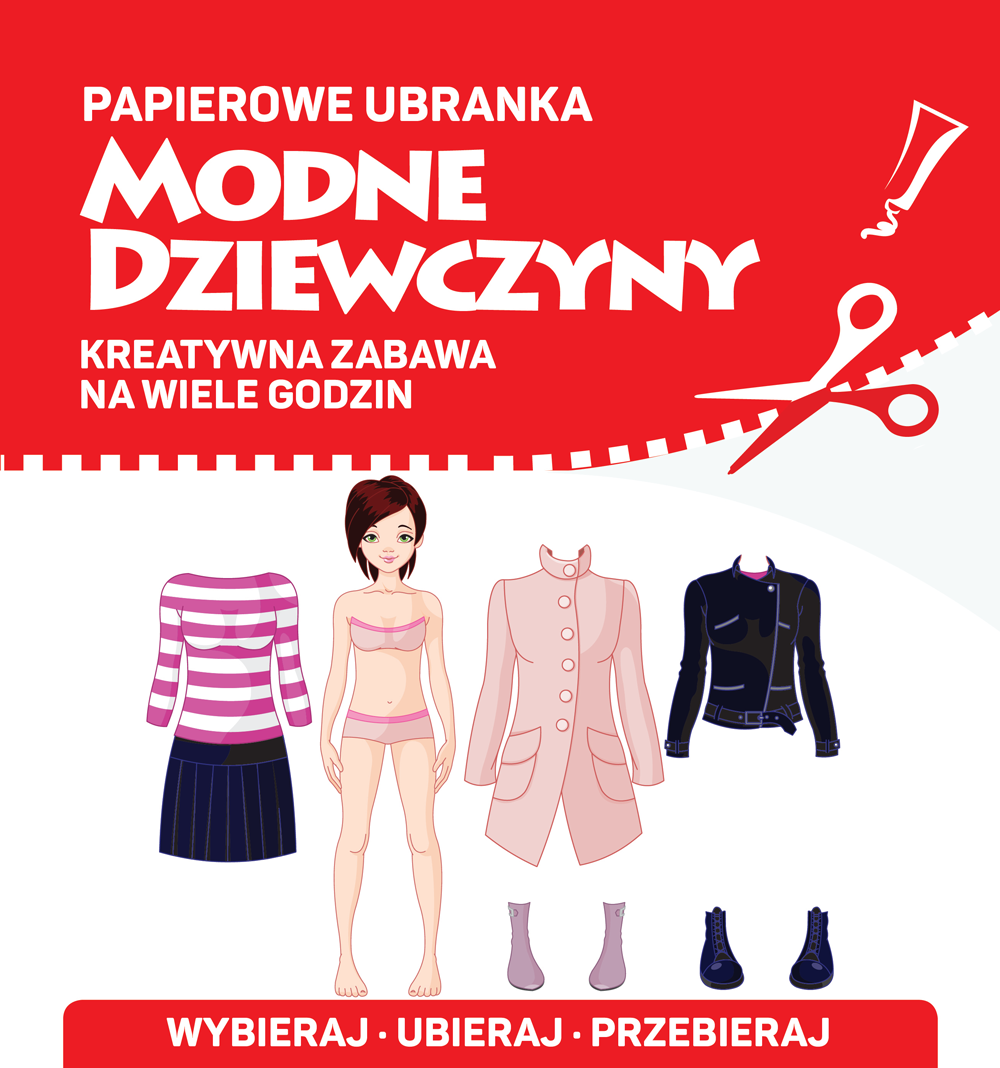 Papierowe ubranka. Modne dziewczyny
