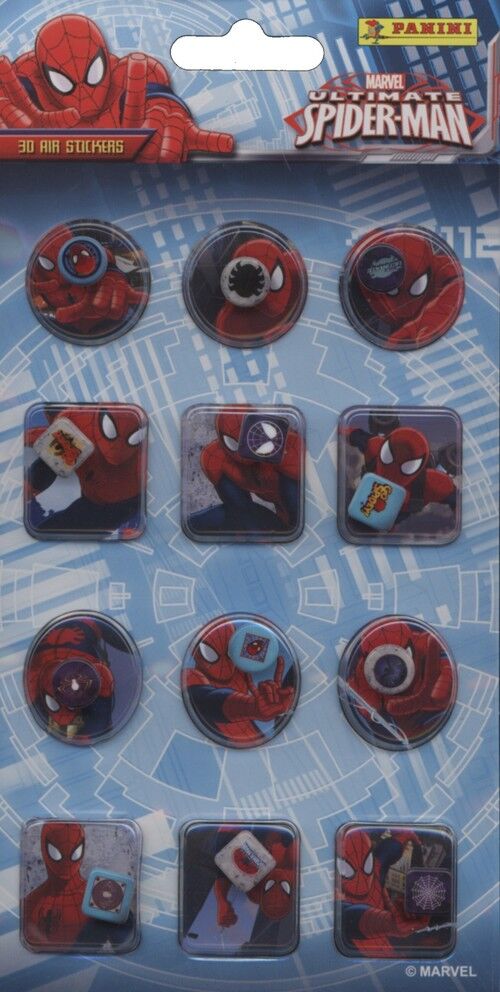 Naklejki Spider-Man powietrzne kapsułki 3D