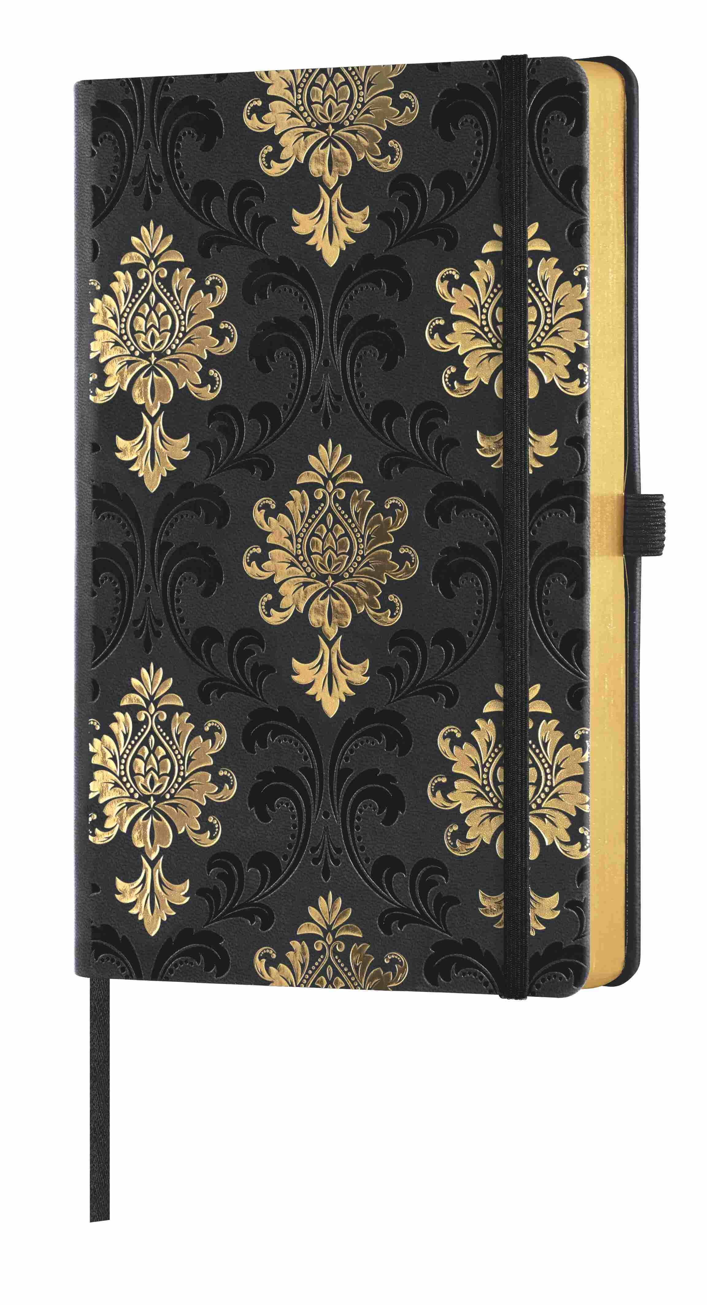 Notatnik Castelli Baroque Gold 25x19 linia