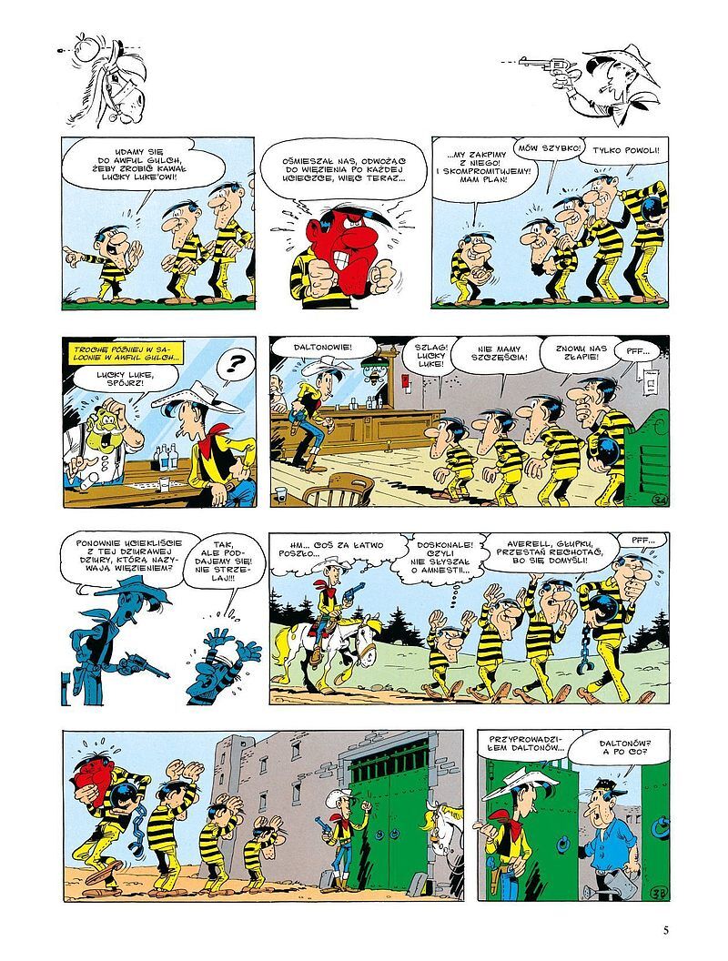 Lucky Luke - 23 - Daltonowie wciąż uciekają