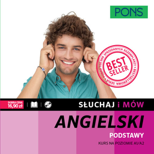 Słuchaj i mów PONS Podstawy Kurs angielskiego A1/A2 z nagraniami