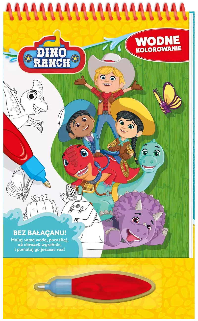 Dino Ranch. Wodne kolorowanie cz. 1