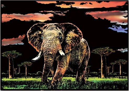 Magiczna zdrapka Elephant