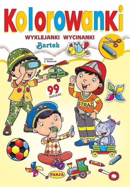Kolorowanki. Bartek