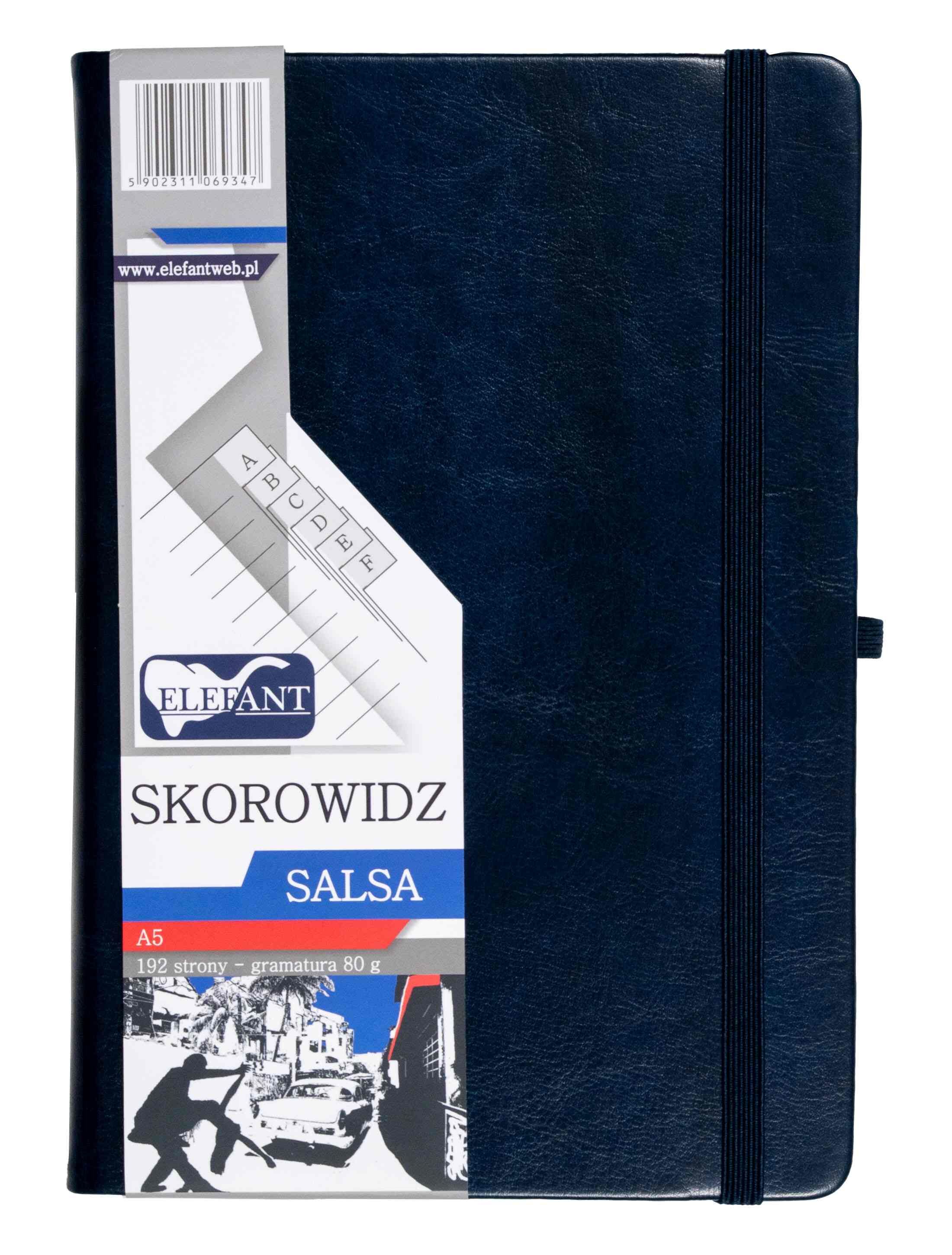 Skorowidz A5 Salsa granatowy