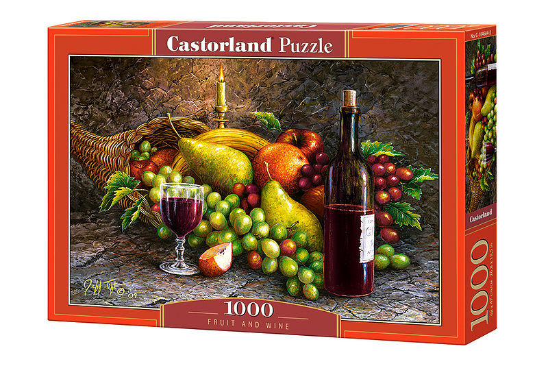 Puzzle 1000 owoce i wino c-104604-2