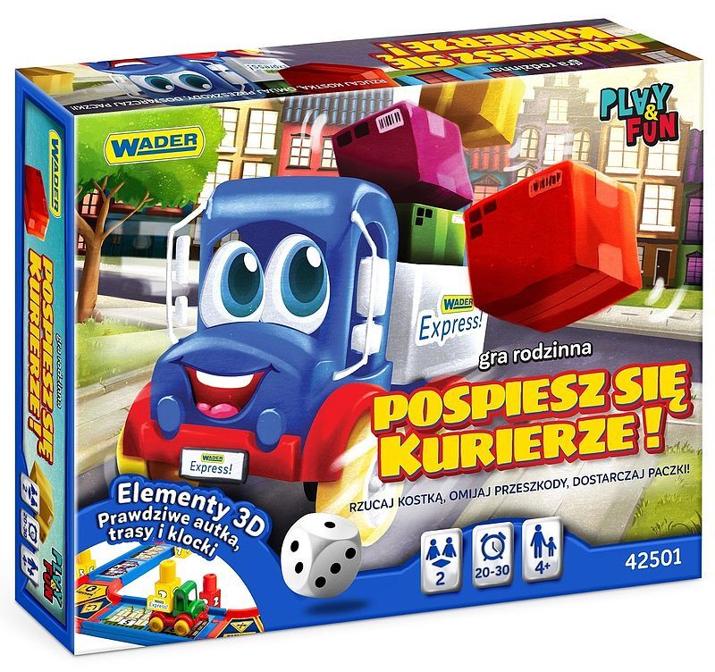 Gra pośpiesz się kurierze! play&fun 42501